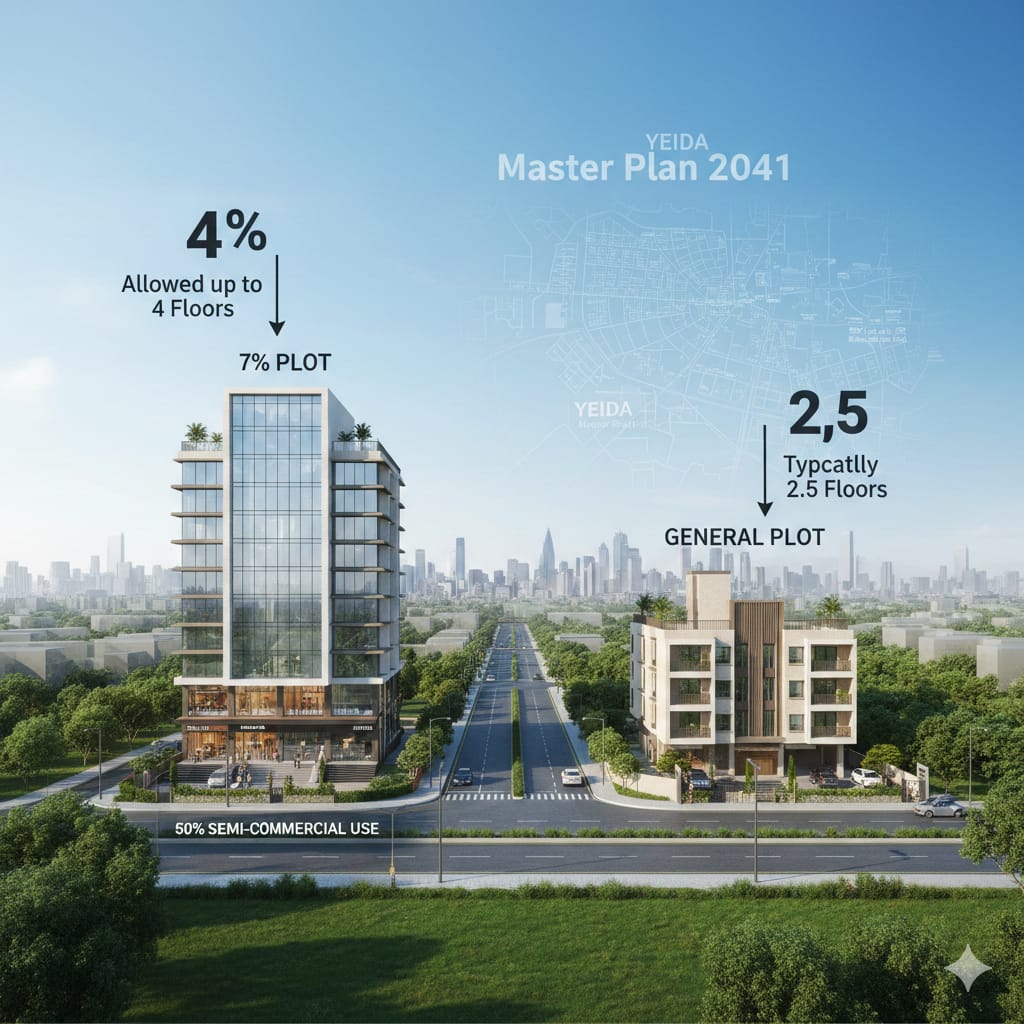 Semi Commercial Unallotted Plots